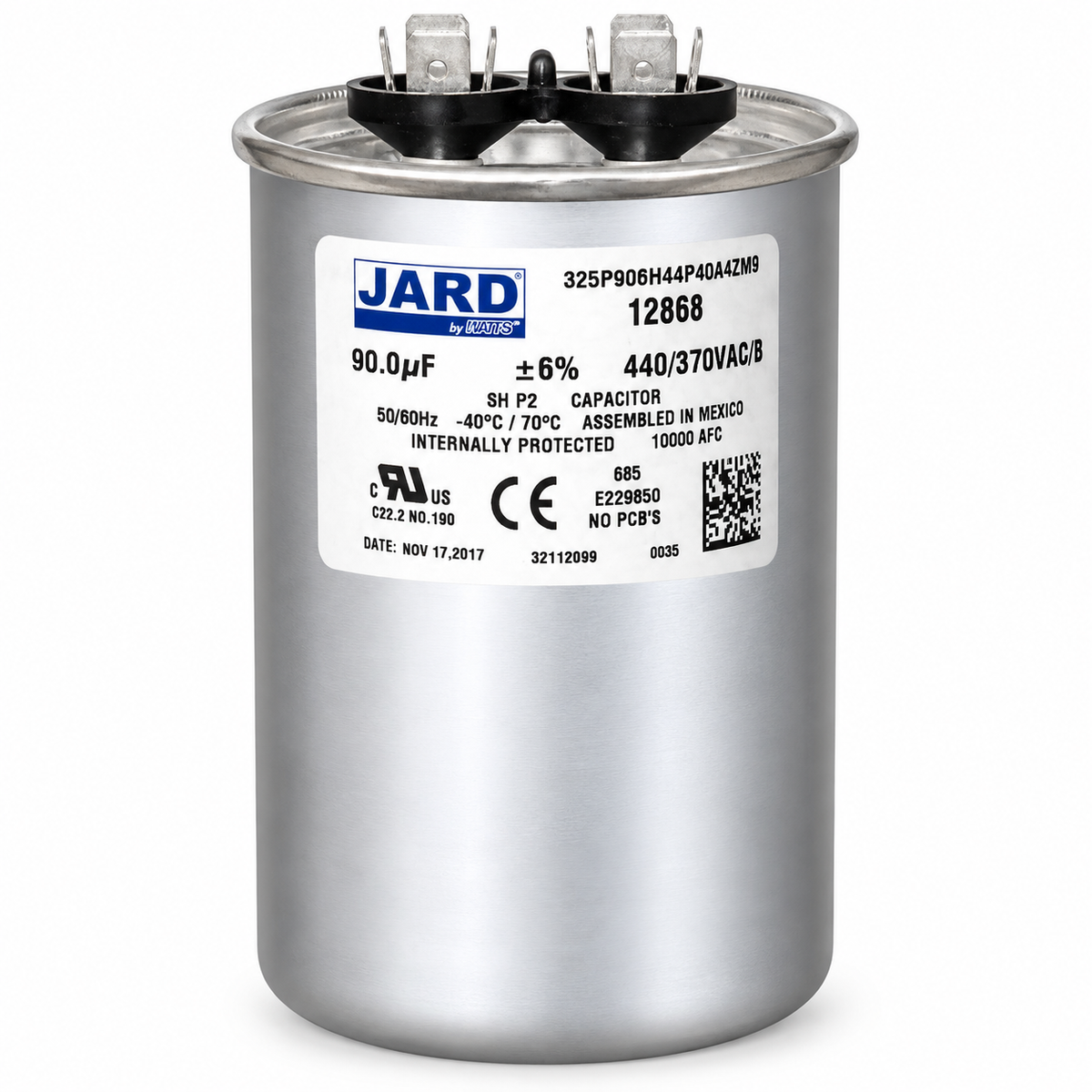 CAPACITOR 12868 90 MFD 440/370V JARD